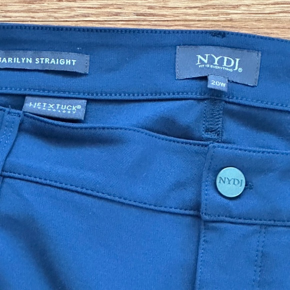 NYDJ Marilyn Straight Pants in Ponte Knit Sze 20W - Picture 4 of 8